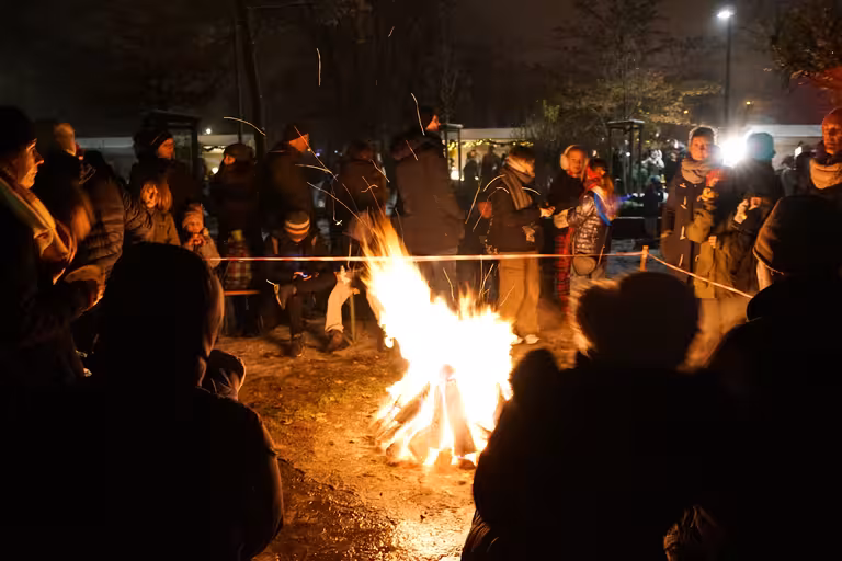 Der jährliche Weihnachtsmarkt auf der Knirpsenfarm